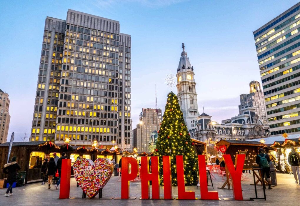 christmas village philly