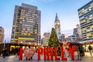 christmas village philly